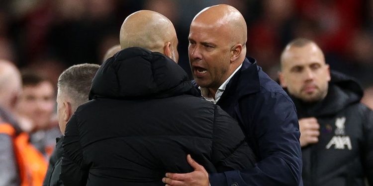 Arne Slot says he has no sympathy for Pep Guardiola as Liverpool boss makes Man City claim