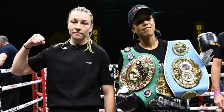 What Natasha Jonas and Lauren Price said in ring speaks volumes as unification announcement teased What Natasha Jonas and Lauren Price said in ring speaks volumes as unification announcement teased