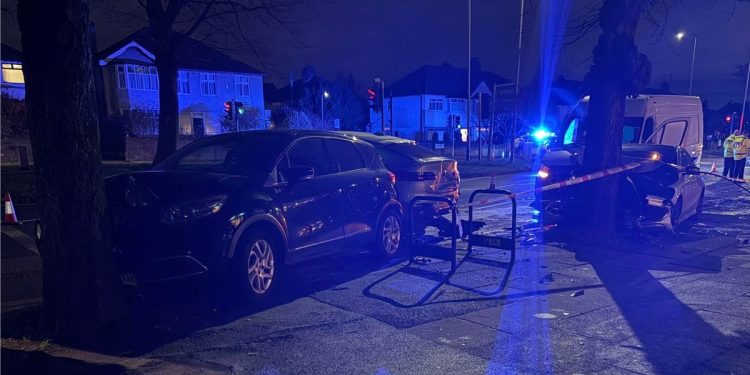 Families eat dinner at restaurant as ‘huge bang’ heard after crash